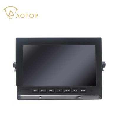 AOTOP CM-1010HQ 10.1 inch Kayıtlı Quad AHD Araç Monitörü (12-24V)