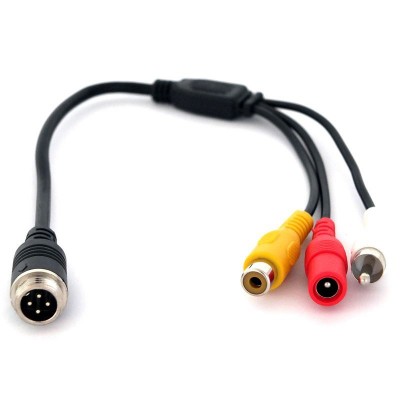 4 Pin E - RCA,DC,RCA