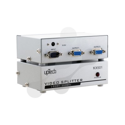 2 Port 250 Mhz VGA Splitter 9-36V